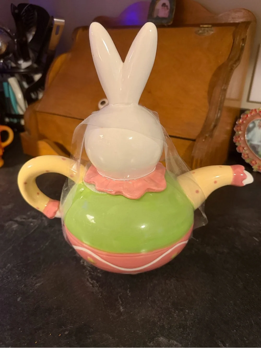 Johanna Parker bunny teapot new - Picture 2 of 3
